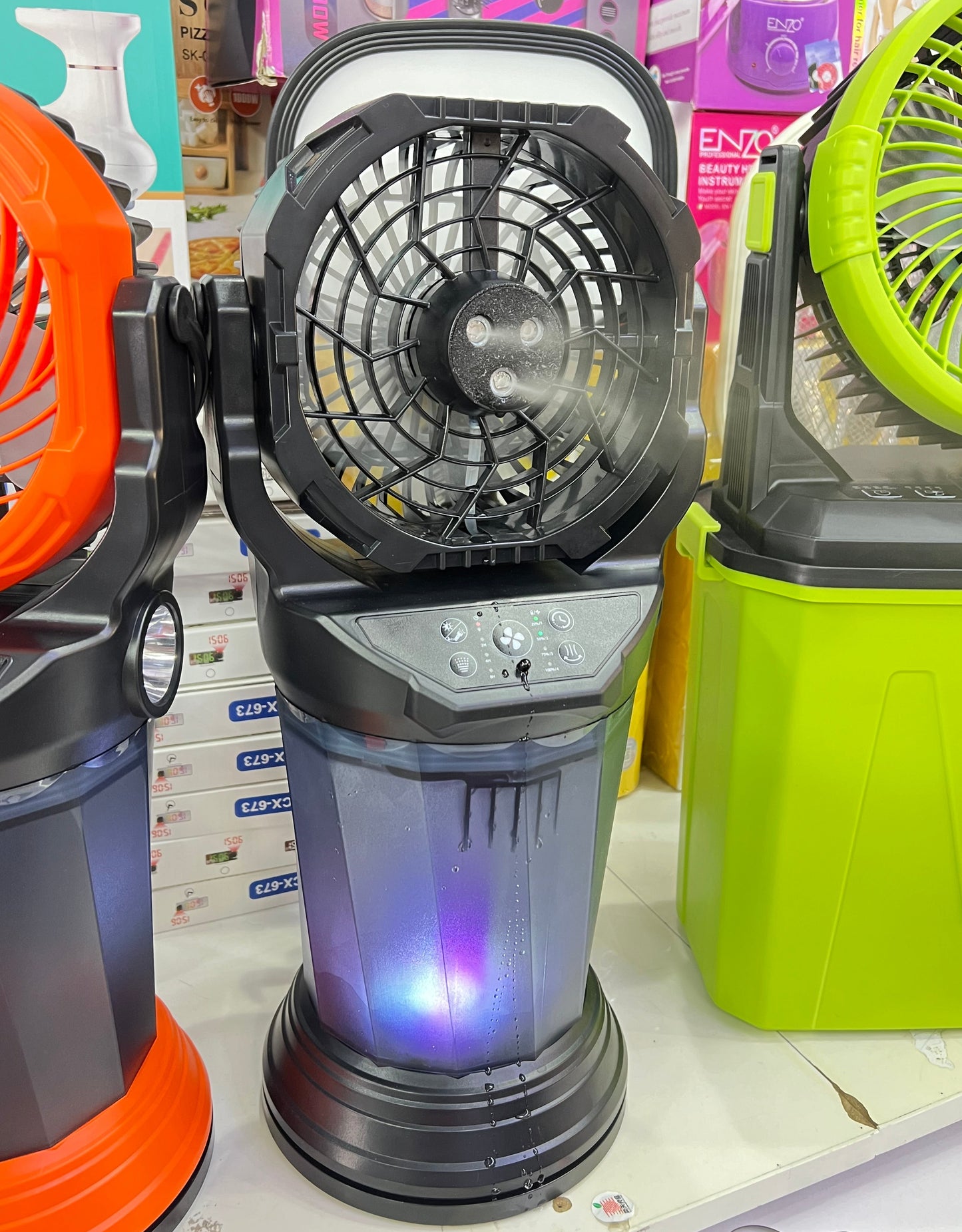 Ventilateur Brumisateur Portable avec Réservoir d'Eau