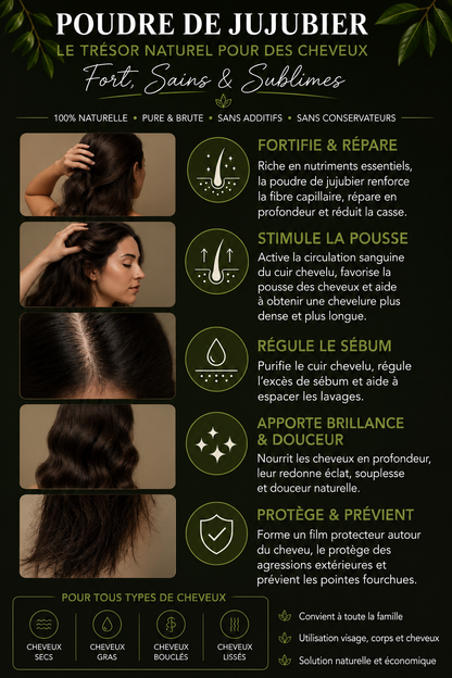 Poudre de jujubier format découverte 50g + Ebook de 15 recettes offert