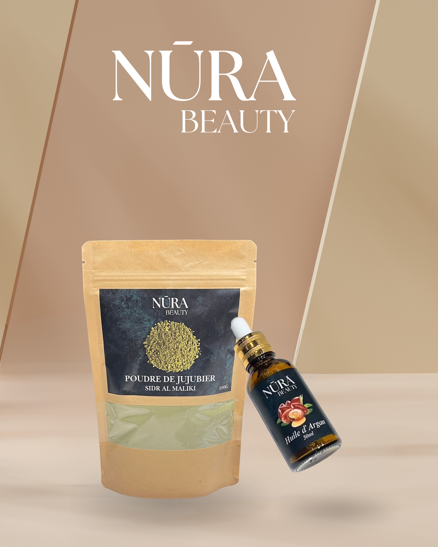 Poudre de Jujubier 100g + Huile d’Argan pure 50ml