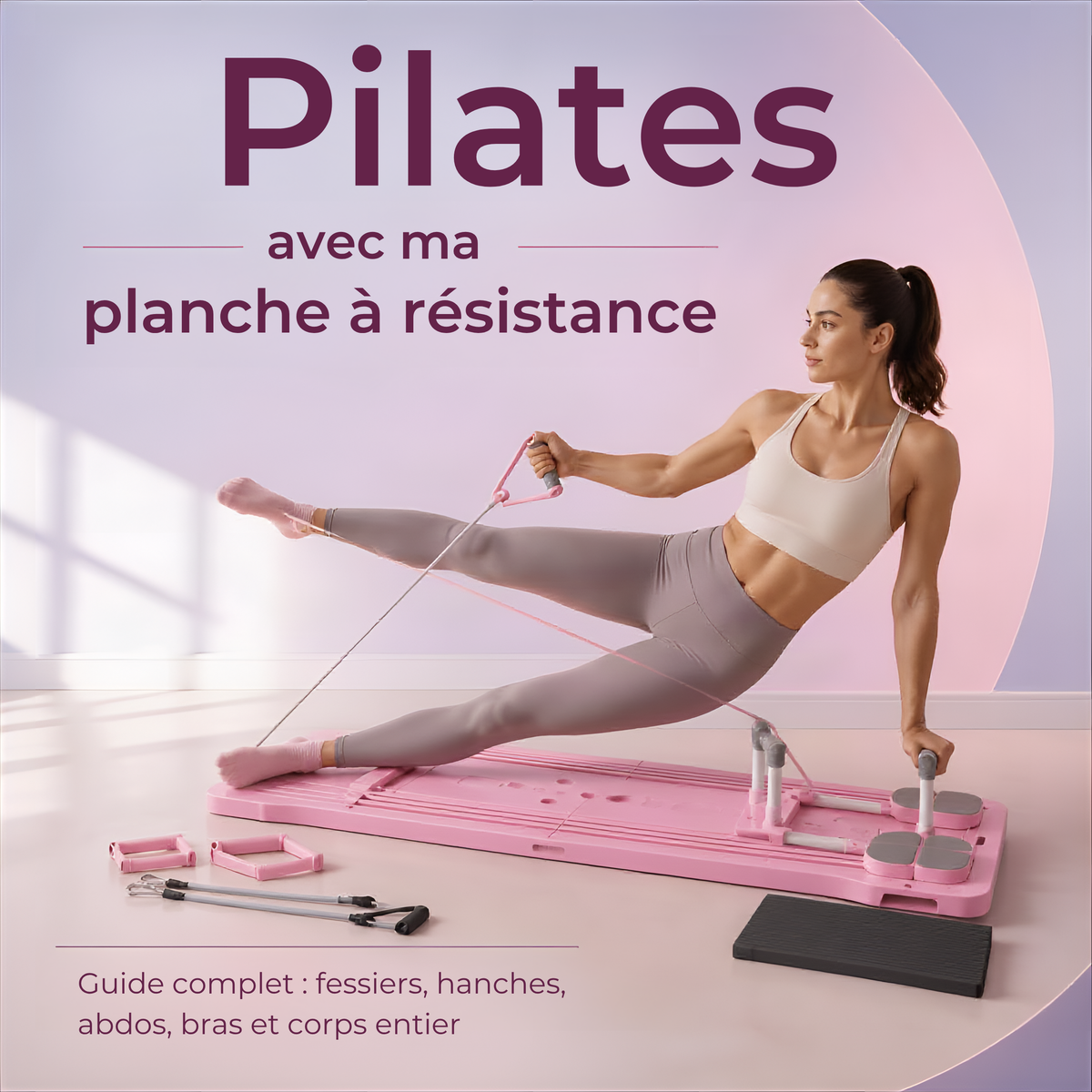 Planche de Pilates pliable 4-en-1