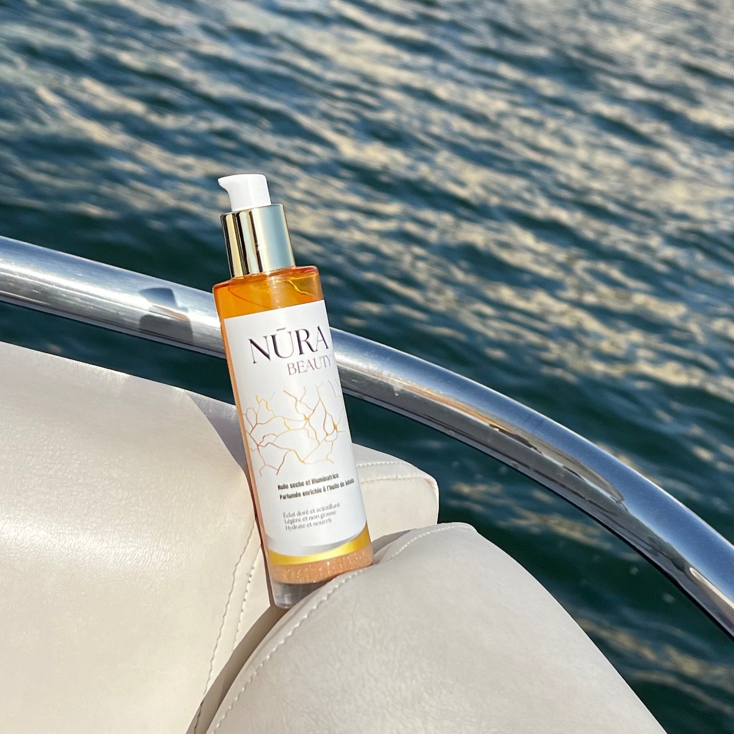 Huile sèche, aux paillettes de nacres minérales✨🐚   100% Naturelle🍃 50ml