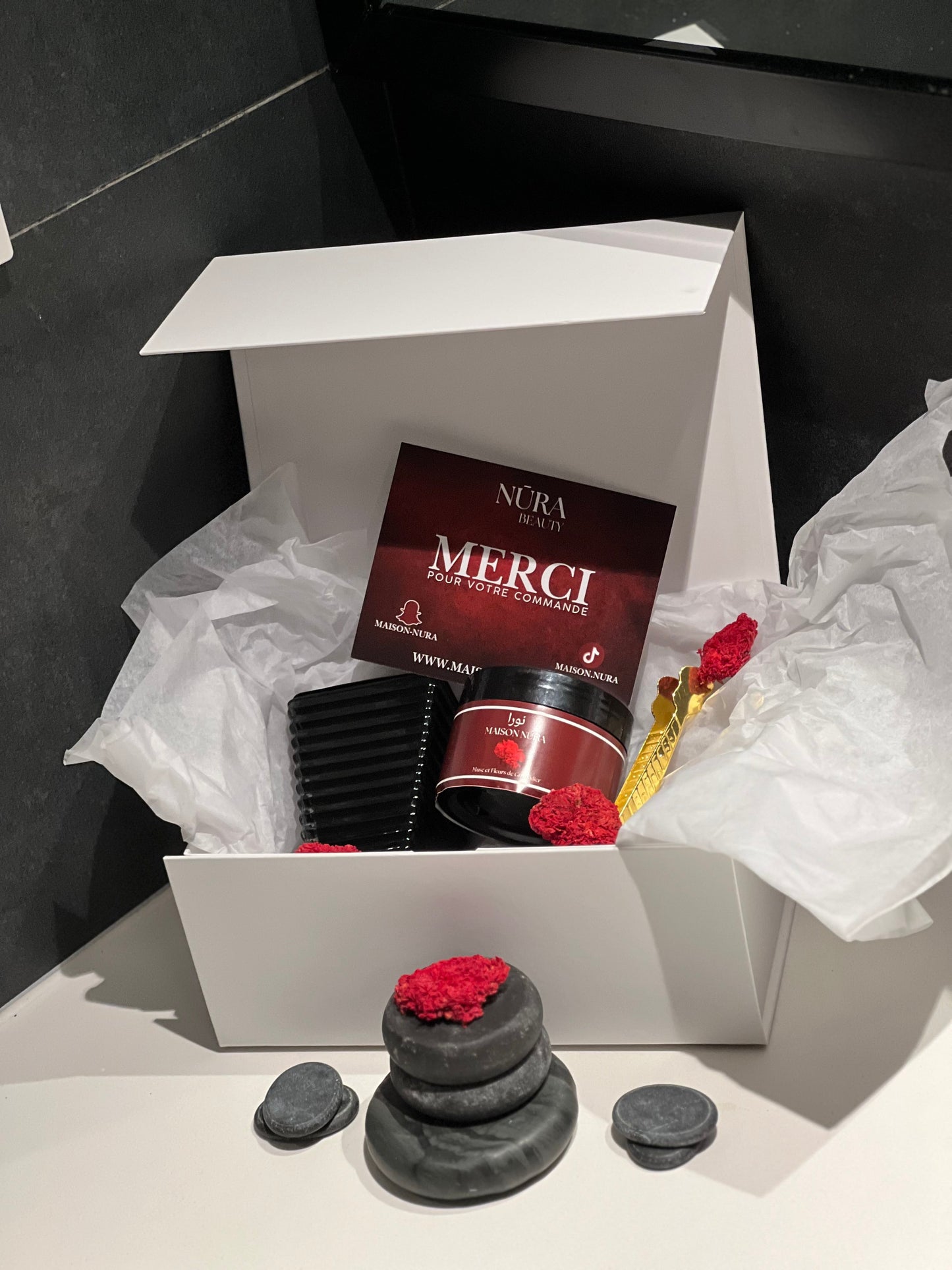 Coffret Apaisement Orientale Full Set -Encens à la gomme arabique et Fleurs de Grenadiers