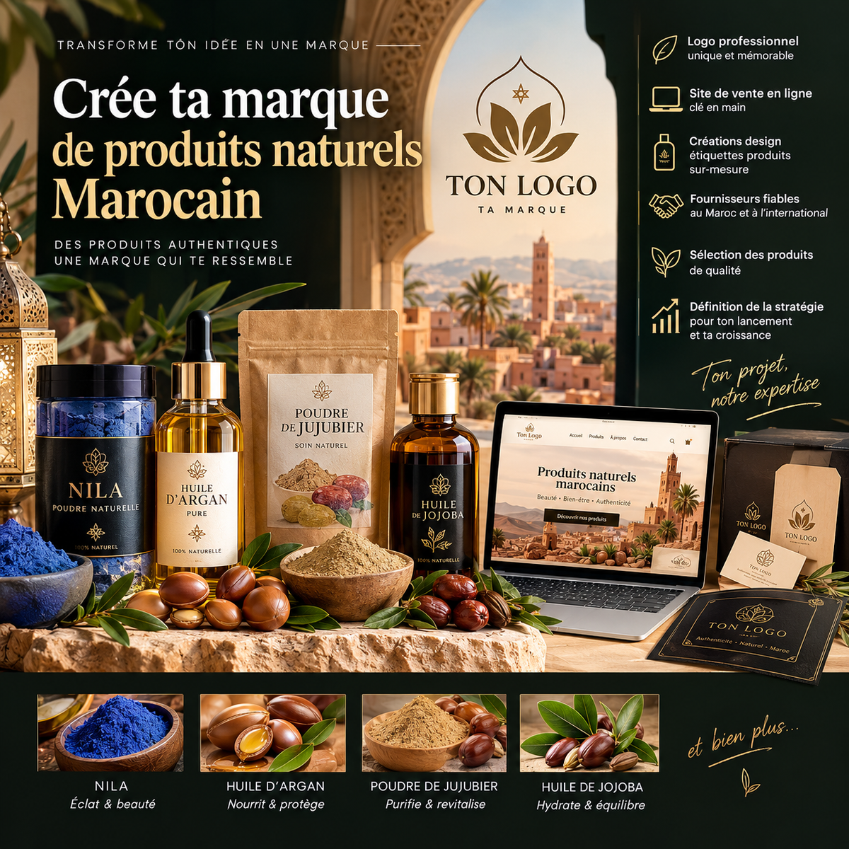 Création de ta marque : Boutique ecommerce
