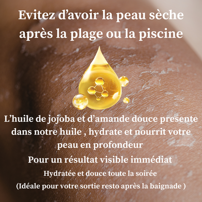 Huile sèche, aux paillettes de nacres minérales✨🐚   100% Naturelle🍃 50ml