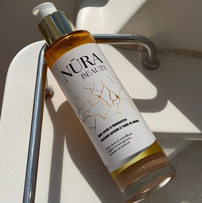 Huile sèche, aux paillettes de nacres minérales✨🐚   100% Naturelle🍃 50ml