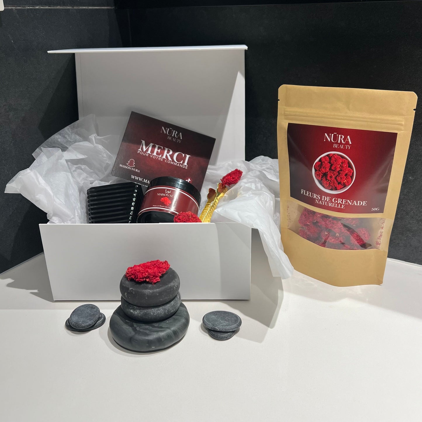 Coffret Apaisement Orientale Full Set -Encens à la gomme arabique et Fleurs de Grenadiers