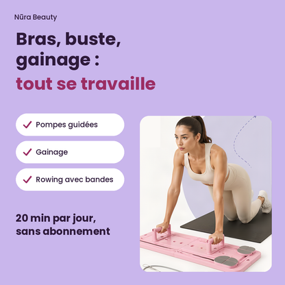 Planche de Pilates pliable 4-en-1
