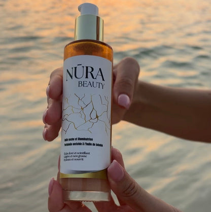 Huile sèche, aux paillettes de nacres minérales✨🐚   100% Naturelle🍃 50ml